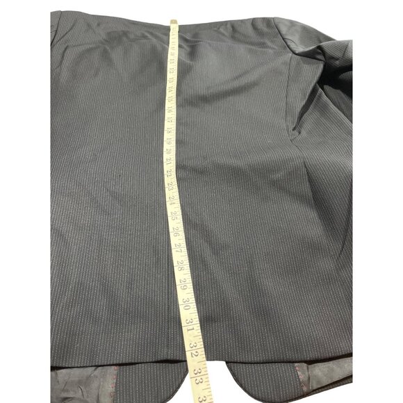 DKNY Mens Pinstripe Wool Blazer 2-Button Lining Bloomingdales DH18 - Picture 7 of 11